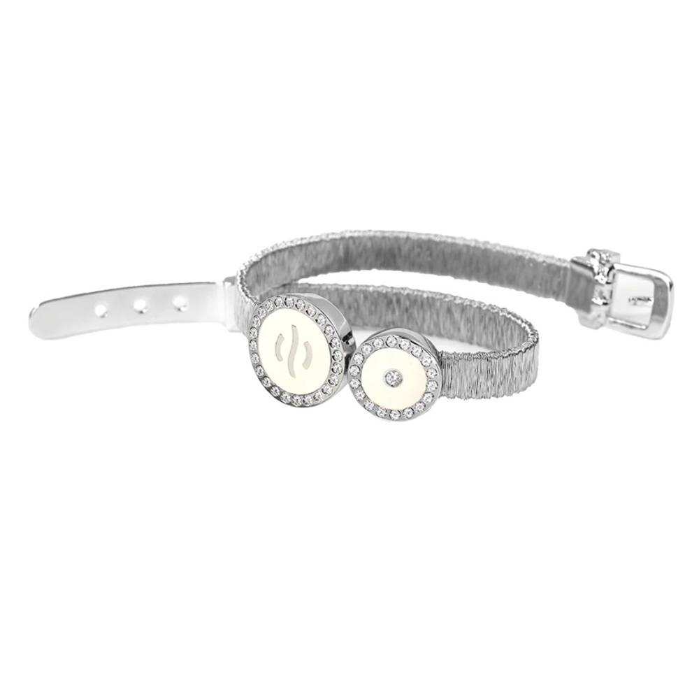 NEW! Philip Stein Calgaro Jewelry Diamond Silver Steel Bracelet $1,395